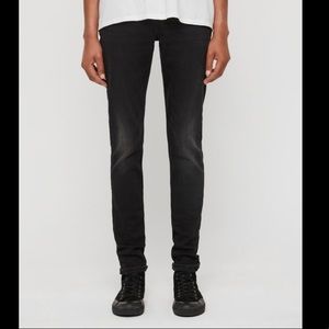 All Saints Dark Grey Rex Jeans